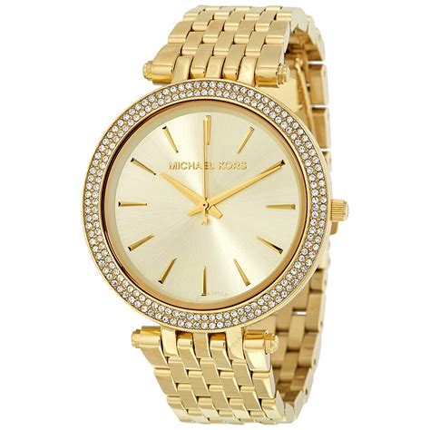 women's michael kors watch gold|Michael Kors gold diamond watch.